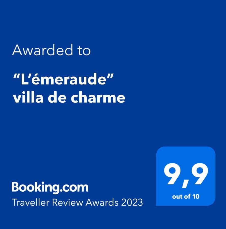 Villa "L'Emeraude - Maison D'Hotes - Jardin Et Parking Prives - 발본 외부 사진